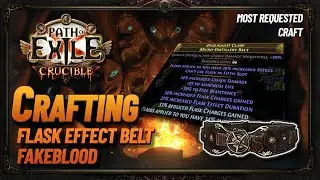 PoE 3.21 - Crafting a Flask Effect Fakeblood Belt