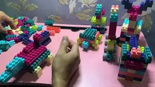 Satisfying DIY crocodile, turtle, elephant, cat #buildingblocks #lego #sbfbuilding lego block
