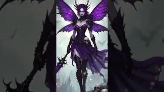 ​😈 Dark Queen Attitude! She's Pure Villain Energy ✨ | AI Fantasy Art Trend #Shorts