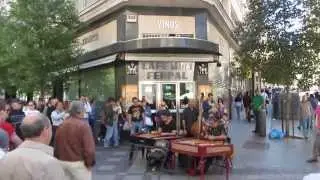 Zorba's Dance played on Cimbalom in Madrid-Stefan & Maryo Fieraru