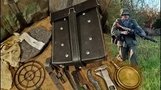 Maschinengewehr Werkzeug Tasche Modell 34 - Mon kit de réparation et d'entretien de MG42.