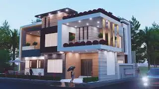 5BHK Modern Luxury Villa Design in India 🇮🇳 | International Architecture 🇨🇦