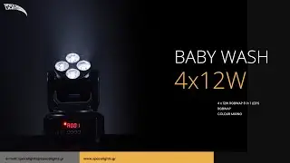 SPACE LIGHTS BABY WASH 4X12W