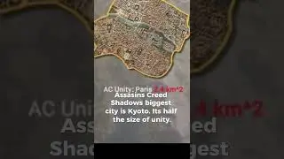 Assasins Creed Shadows map size and looks?! It looks very promising and massive.