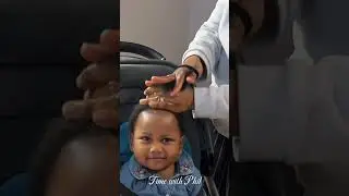 Baby's FIRST Hair Detangling WAS AMAZING | No Tears and Screams! Use this TECHNIQUE before styling!