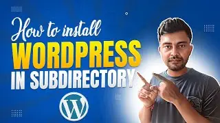 How to install WordPress in Subdirectory @learnwithdaya
