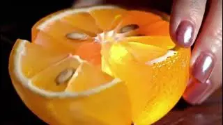 Relaxing glass fruit slices#asmr