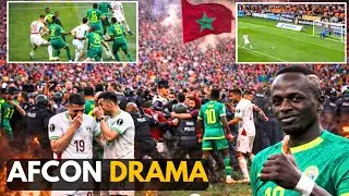Chaotic AFCON Final Rescued By Sadio Mane- Senegal Vs Morocco DRAMA