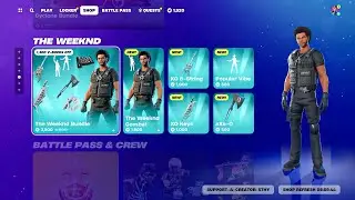Fortnite The Weeknd Bundle Item Shop Showcase (New Icon Series Skin)