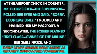 My Sister Mocked My “Economy Ticket” — Then The System Revealed I Owned The Airline