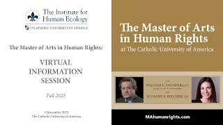 The Master of Arts in Human Rights: Virtual Information Session Fall 2023