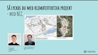 Klimateffektiva projekt i tidiga skeden: NCC x Nodon (Webbinarie)