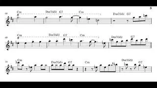 Chris Potter - Segment - Solo Transcription - Tenor Sax (Bb)