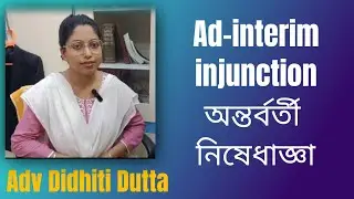 Ad-interim Injunction, Temporary Injunction in civil suit #legalvista