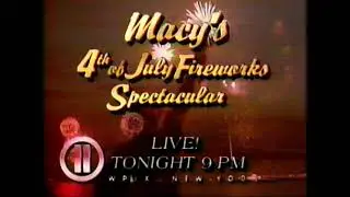 OPSAIL, Macy's 4th of July Fireworks, Laser Lightshow Spectacular promo commercial - 1992