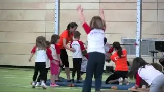 Er&ouml;ffnungsfeier Turnschule - Auftritt der Turnschule