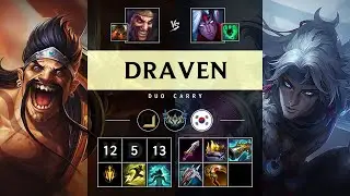 Draven ADC vs Varus: Triple Kill, Legendary - KR Challenger Patch 25.S1.1