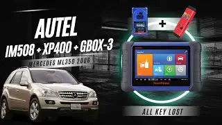 Mercedes ML350 2006 Programaci&oacute;n de llave ON-BENCH | AUTEL 508 + G BOX 3 + XP400