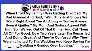 [FULL STORY]At Christmas Dinner, My Brother Got Up To Make A Toast And Turned My Recent Divorce ....