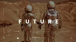 Astro Space Title: Final Cut Pro title template