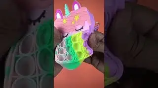 Unicorn bag Pop It Fidget Toys Coin Purse