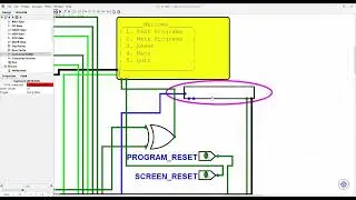 16-bit CPU.  TTY display and keyboard input. Logisim Evolution.