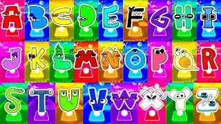 ALPHABET LORE 🆚 КОМАНДА ALPHABET LORE 🆚 ПЕСНЯ ALPHABET LORE 🆚 Tiles Hop EDM RUSH🔥❤️🎶🎵