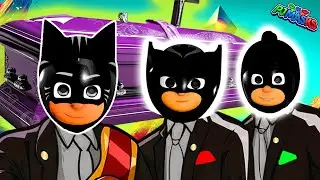 PJ Masks Cat Boy black vs Owlette Black Coffin Dance Meme Song Cover #478