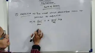 Adjective Class XI by Tripta Sharma | Parts of Speech