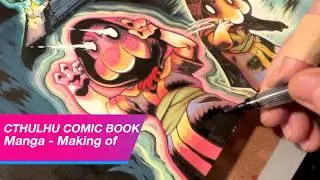 Cthulhu Comic book - Original Manga Making of