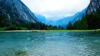🌧️🦆4 Hours of Peaceful Lake Sounds: Relaxing Rain, Birds, Ducks & Mountain Views 🌲🏞️