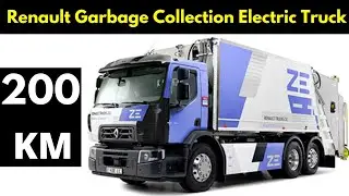 Renault Garbage Collection Electric Truck - D WIDE ZE