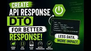 Spring Boot Response DTO Tutorial | Create API Response DTO for Better API Response | Java