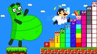 Dr.Mario vs The Biggest Sized Number Phase 300 in Maze Level Up | Game Animation