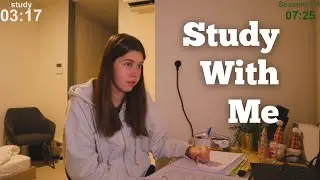 LIVE 6 HOURS Study With Me (60 min study + 10 break)