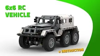 LEGO 6x6 Trackol RC - Technic MOC + Instruction