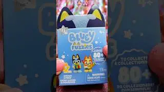 ASMR UNBOXING Bluey Fuzzies Blind Box Review ❤️#shorts #asmr #bluey #blindbox #trending #viral #fyp