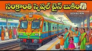 సంక్రాంతి స్పెషల్ ట్రైన్ 2026 | Sankranti Special Trains Booking Update | South Central Railway  