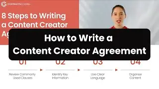 How to Write a Content Creator Agreement [8 EASY steps]