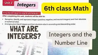 6th Class Math | Integers | Unit 2 All Exercises | Etea | NTS | PST | CT | PET