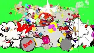 Mega Fight cloud Green Screen