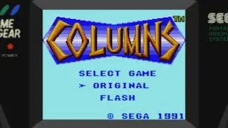 Columns (Game Gear) -Original Mode- Gameplay