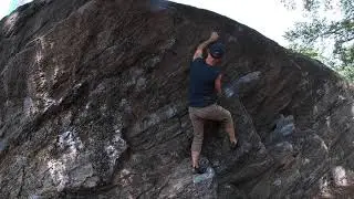 Central Park bouldering/climbing Rat Rock