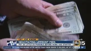 Negotiating upfront fees