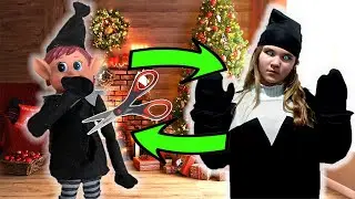 What's Inside The Mean Elf Part 2! He Turned Her Into A Mean Elf! Skit