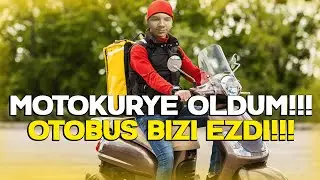 MOTOKURYE OLDUM! OTOB&Uuml;S&Ccedil;&Uuml; BİZİ EZDİ! LFS S3 CİTY DRİVİNG | MOZA R5