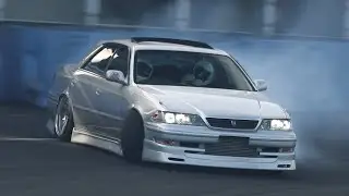 茂原ツインサーキット ドリフト JZX100車載