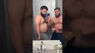 Two cute bears😍😘💕 #daddy #bellyfat #belly #beard #bellybear #bear #dadshorts #muscle