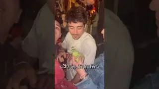 Back to Monaco where we gifted Charles a little frog for Leo #CharlesLeclerc #f1 #formula1 #CL16