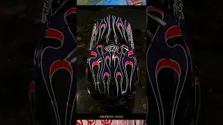 Custom Painted Troy Lee Helmet #tldpaint #tld #troyleedesigns #custom #paint #fyp